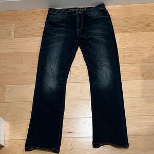 American Eagle Outfitters Men's Dark Blue Jeans